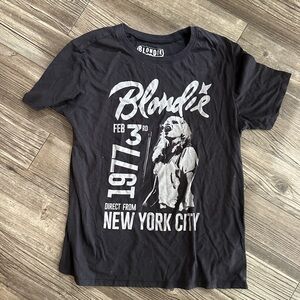 Blondie Graphic Band Tee in Black